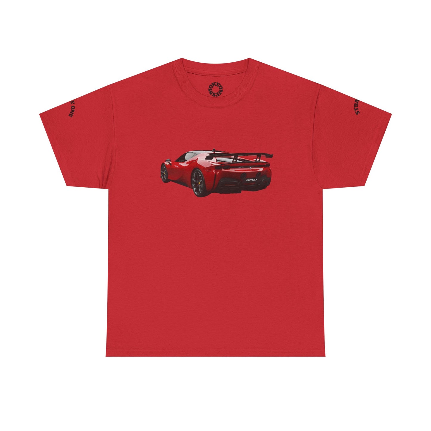 T-Shirt - SF90 Stradale F1 Racing Car Enthusiast Unisex Heavy Cotton Tee