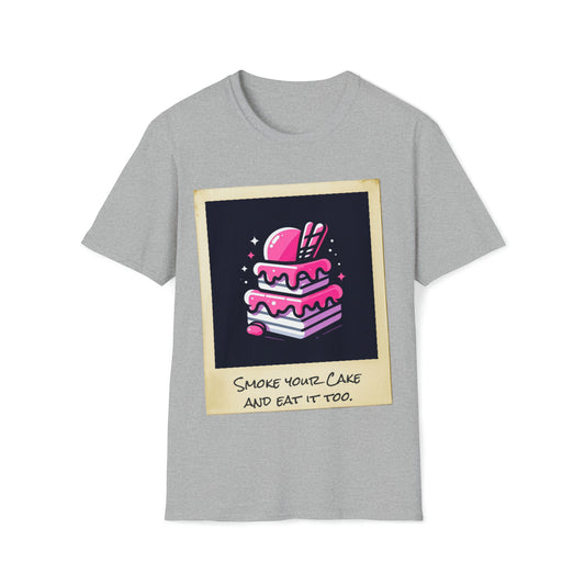 Unisex Smoke your Cake T- shirt.