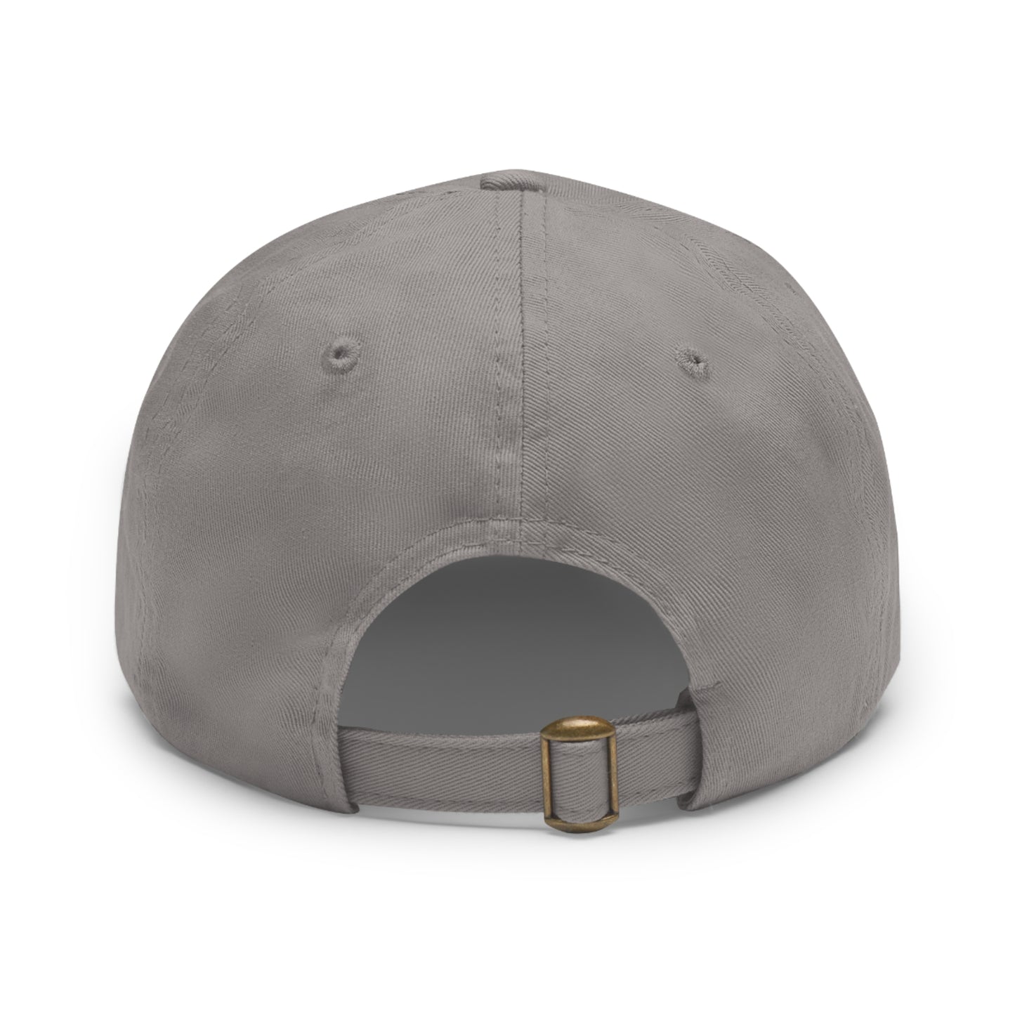 Dad Hat Smoke One Polar bear with Leather Patch (Rectangle)