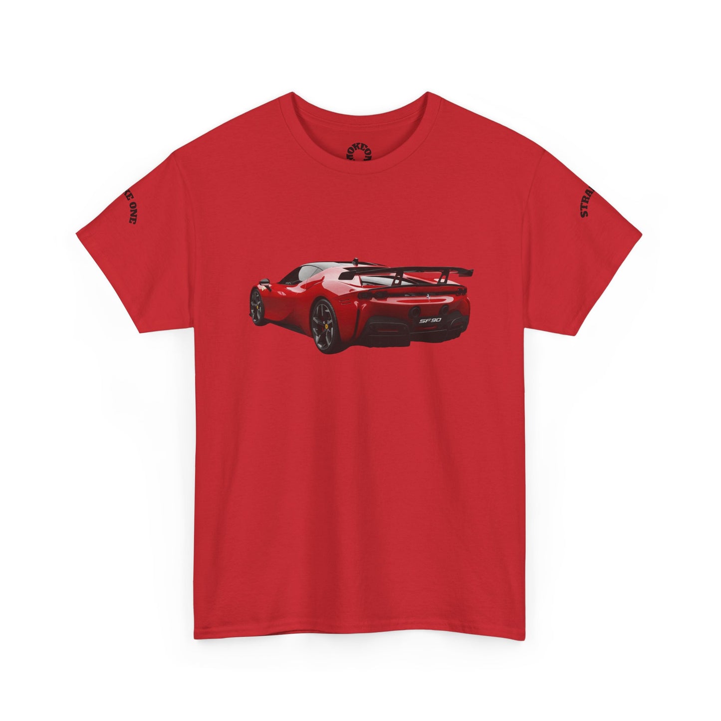 T-Shirt - SF90 Stradale F1 Racing Car Enthusiast Unisex Heavy Cotton Tee