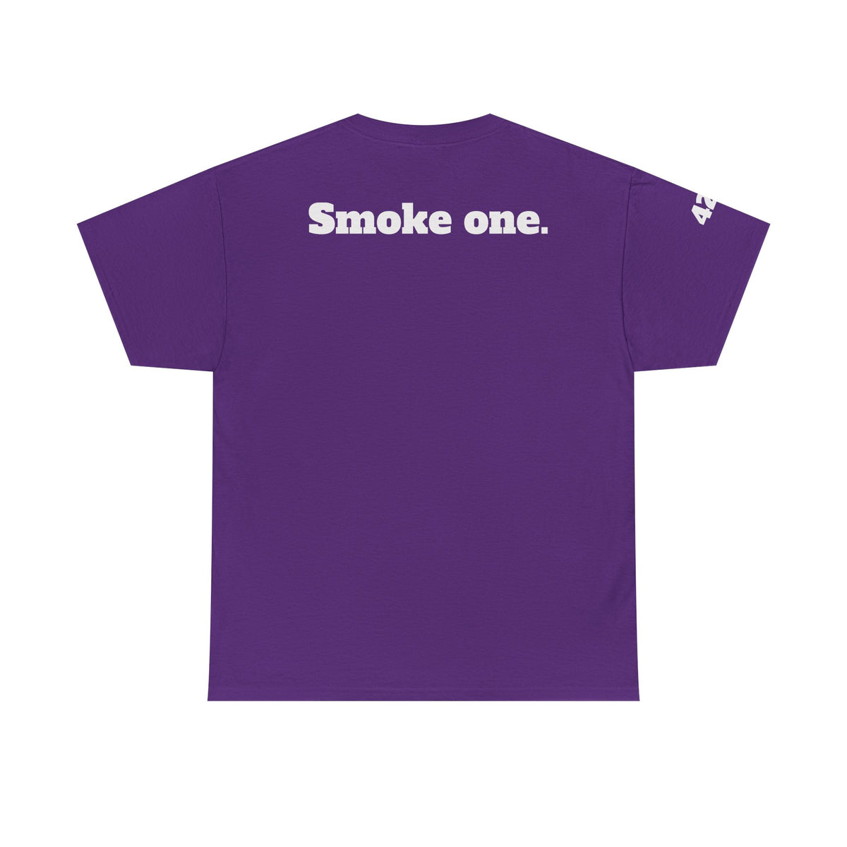 T-Shirt — Baked & Confused Smiley Graphic Tee ("Smoke One")