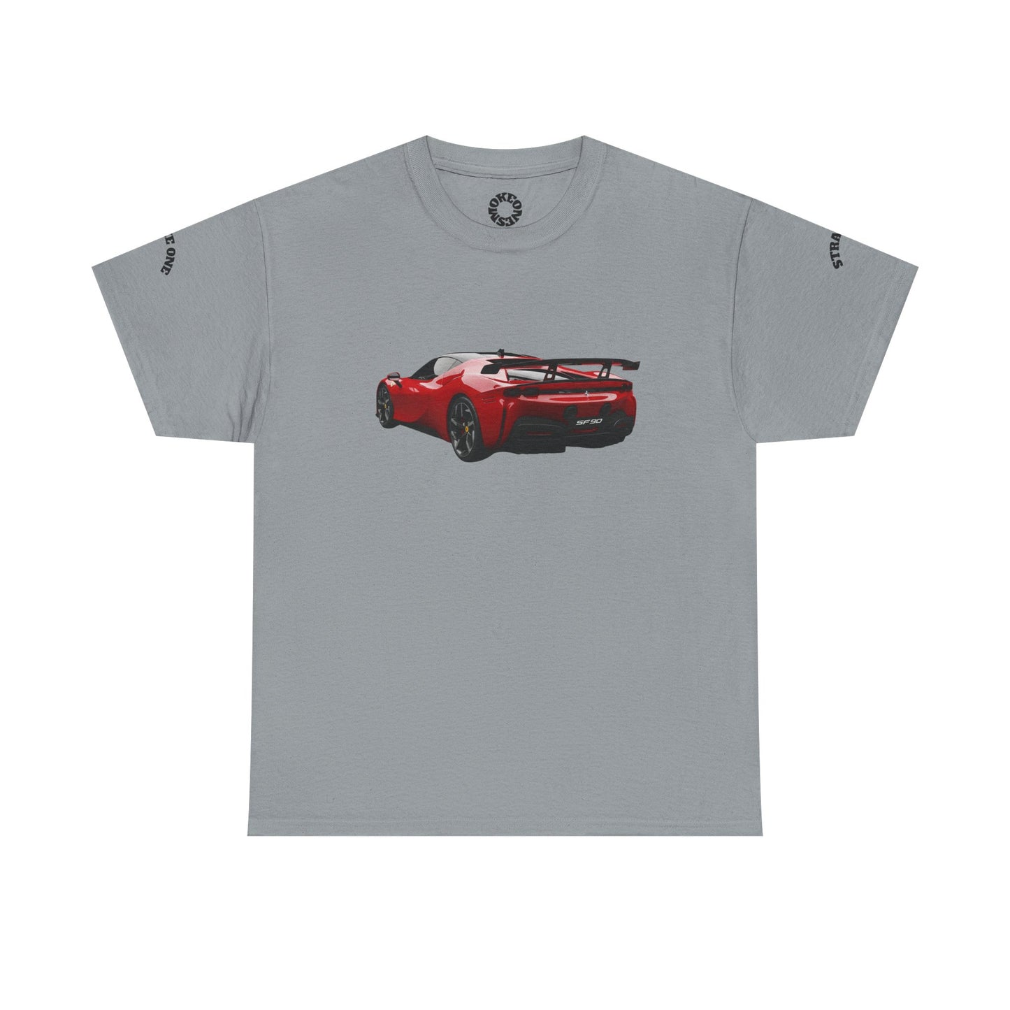 T-Shirt - SF90 Stradale F1 Racing Car Enthusiast Unisex Heavy Cotton Tee