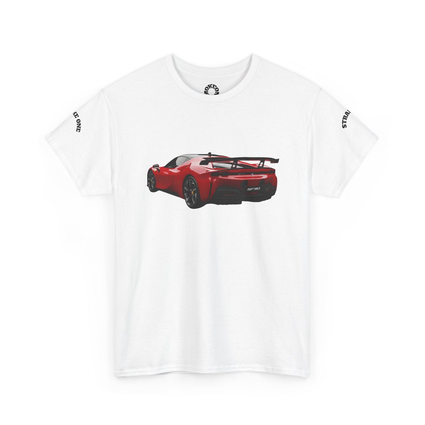 T-Shirt - SF90 Stradale F1 Racing Car Enthusiast Unisex Heavy Cotton Tee