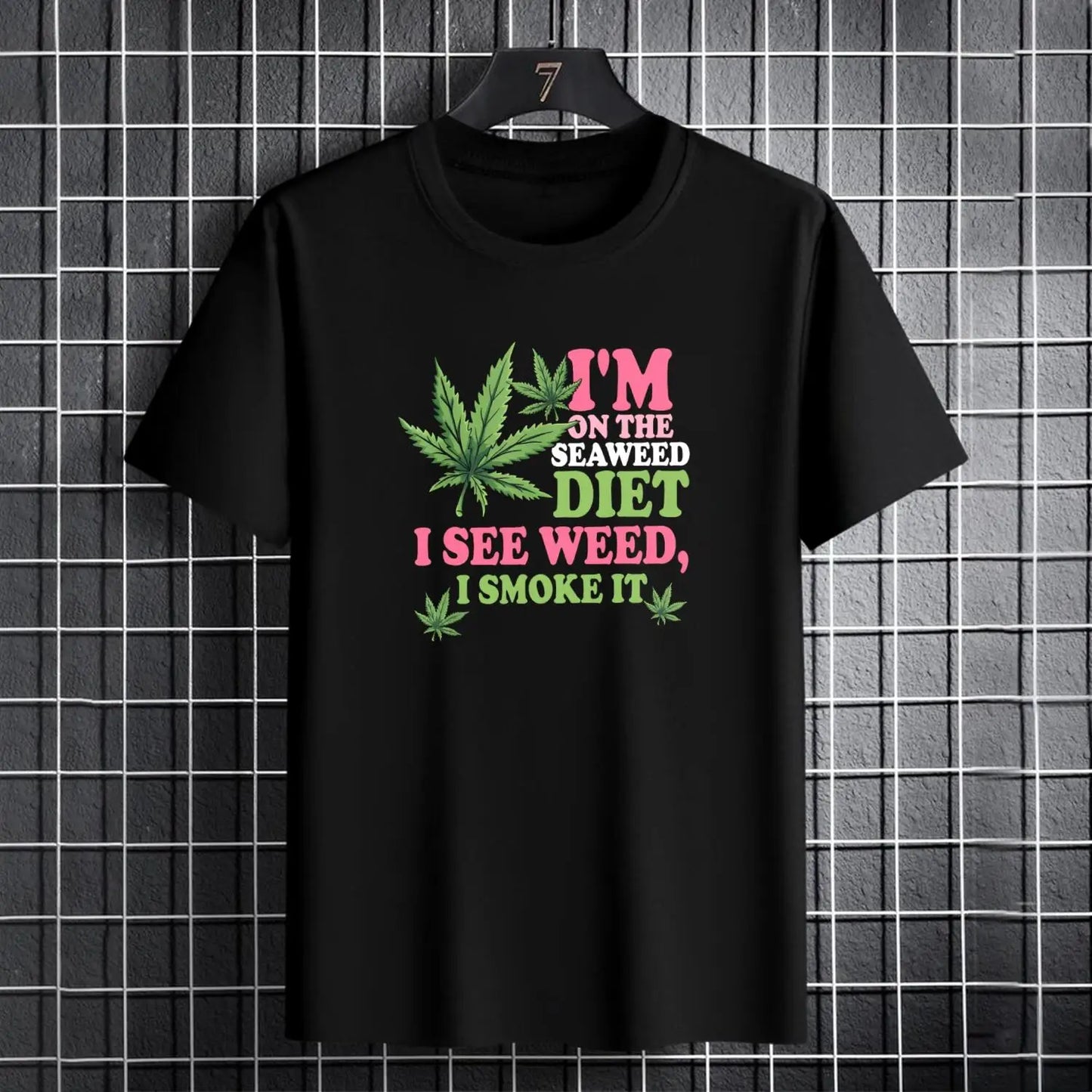 Men's Weed T-Shirt: Funny Marijuana Cannabis Tee - Stoner Gift, Casual Wear