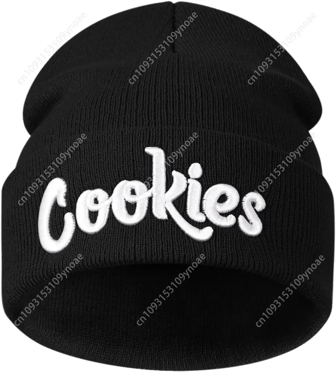 Cookies Embroidery Beanie Hat Winter Knitted Slouchy Cuffed Skull Cap Warm Ski Hats Men Women Soft Comfortable Classic Fashion