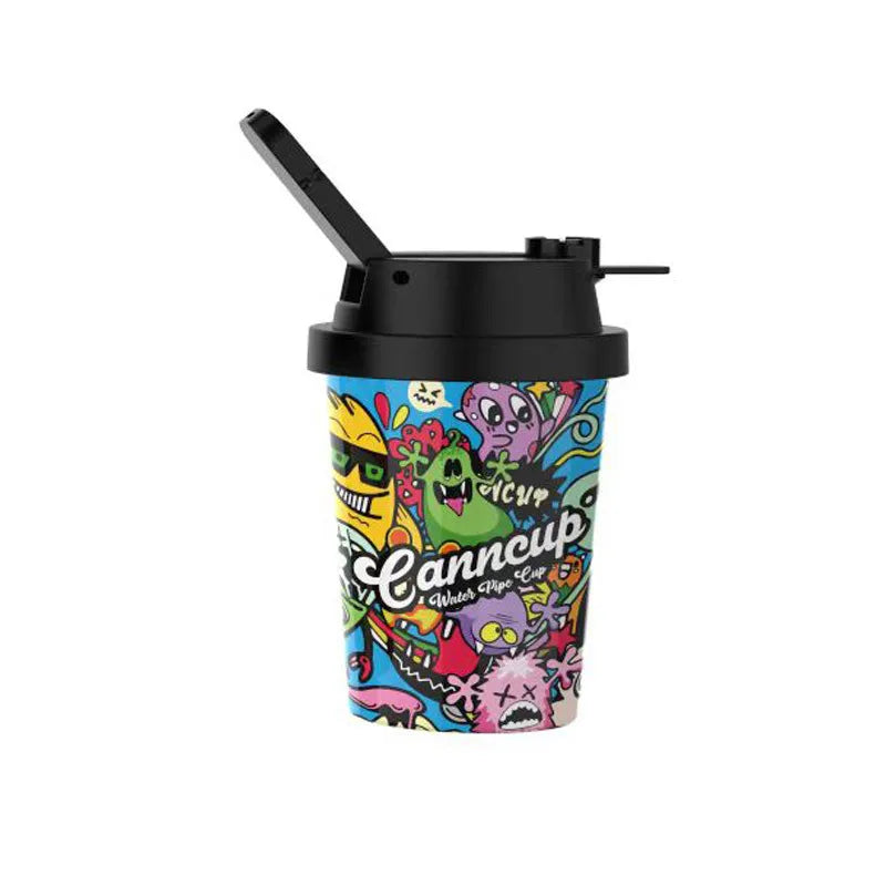Coffee Milk Tea Cup  Water Pipe Cups  Plastic CANNcup  Smoking Water Pipe Bottle Water System