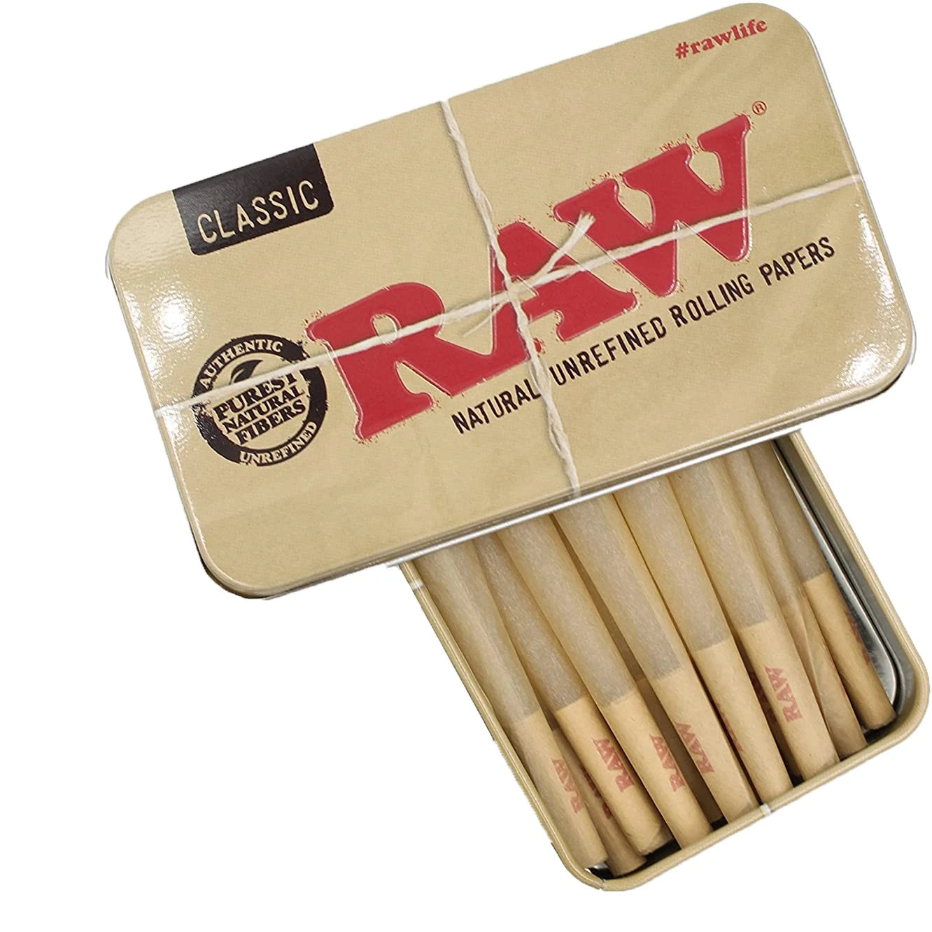 Storage Box for Cones Metal Tin Smoking Accessory(CASE ONLY)