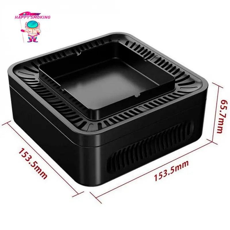 HAPPYSMOKING Smokeless Cigar Ashtray Rechargeable Smoke Air Purifier 4000mA Cigarette Cenicero Ash Tray Desk Accessories
