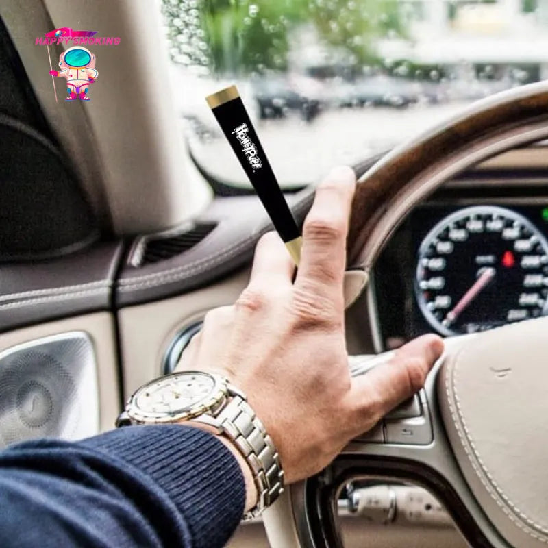 HAPPY SMOKING Metal Conical Smoking Pipe with Filter Mouth Tips Removable Tobacco Pipas Smoke Accessories